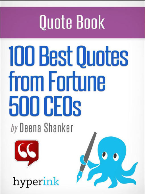 Cover image for 101 Best Quotes from Fortune 500 CEOs
